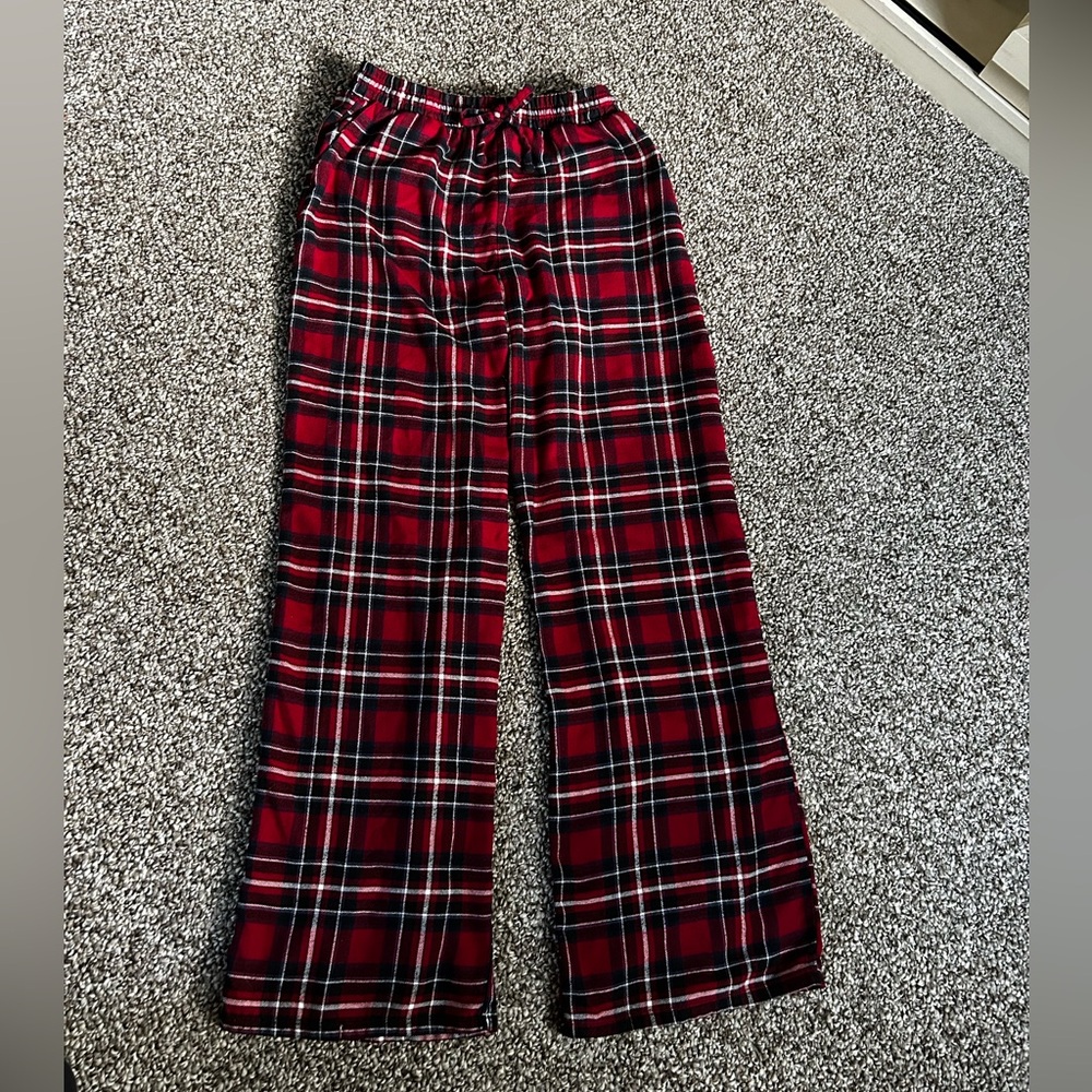 Garage Red Plaid Lounge Pants